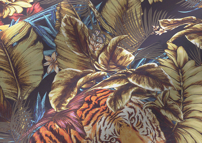 Bengal Tiger, Amazon - Made to Measure Curtains - Image 4